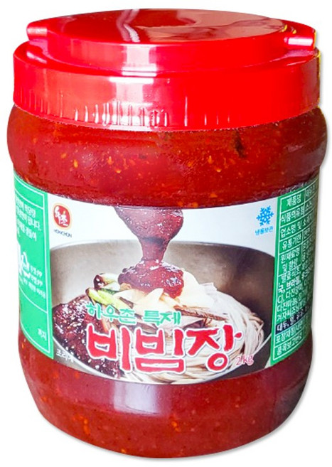 하우촌 특제 비빔장 2kg(비빔냉면 쫄면 비빔면 양념), 1개, 2kg
