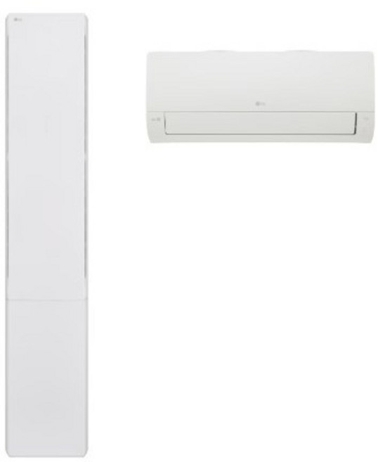 LG전자 인버터 위너 듀얼 투인원 스텐드형 에어컨 18평형 FQ18FU1EA2, 매립배관형