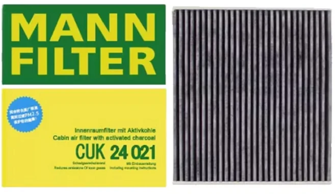 MANNFILTER 캐빈 필터 CUK24021 BMW iX1 HB0001N0 HB0002N0 X1 64 11 5 A4F F59 용, 01 1 pcs