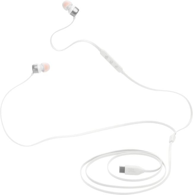 삼성공식파트너 JBL T310C 유선 이어폰 C타입 가성비 저렴한 이어폰, 화이트