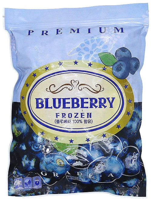 월드홀마켓 IQF 세척 냉동 블루베리, 3개, 1kg
