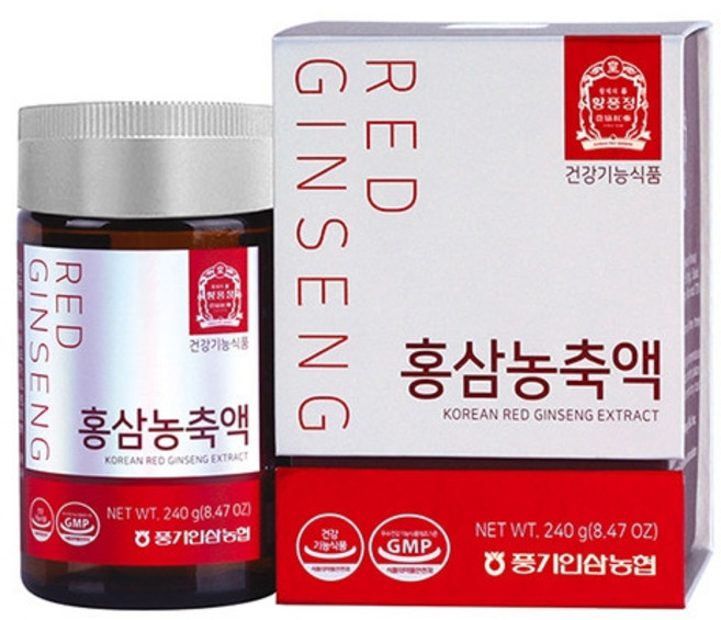 황풍정 5년근 홍삼농축액 240g병 경북풍기 황풍정위탁몰, 1개