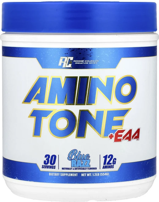 신상할인판매 Ronnie Coleman 시그니처 시리즈 Amino Tone + EAA™ 블루라즈 554g[1.2lb] 최저가격, RonnieColeman시그니처시리즈AminoToneE, 1개 - 쿠팡