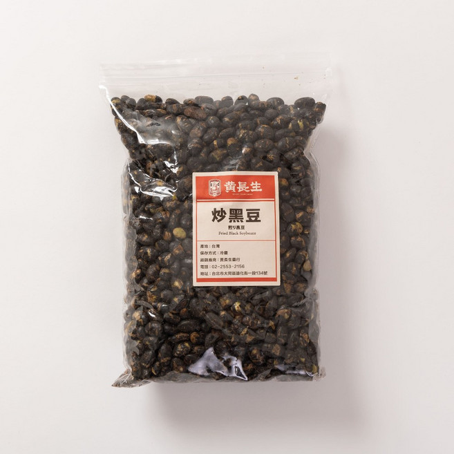 黃長生 嚴選青仁炒黑豆, 1個, 600G