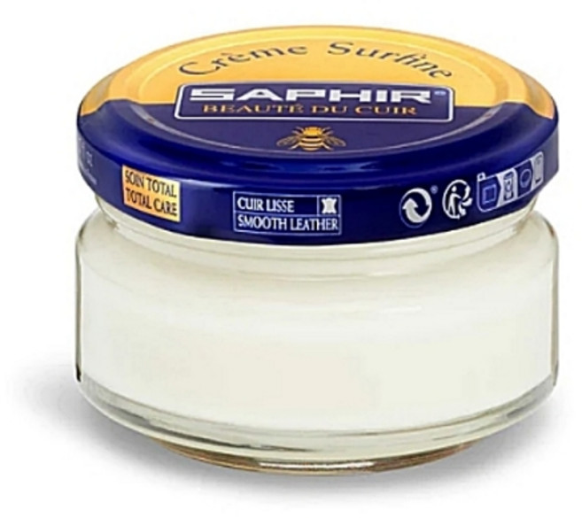 사피르 비즈왁스 슈크림 구두약 가죽 광택 영양
