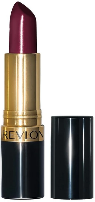 Revlon 슈퍼 러스트러스 립스틱 부드럽고 풍성한 입술을 위한 크리미 포뮬러 촉촉한 느낌 블랙 체리 4.3g(0.15온스), Black Cherry - 쿠팡