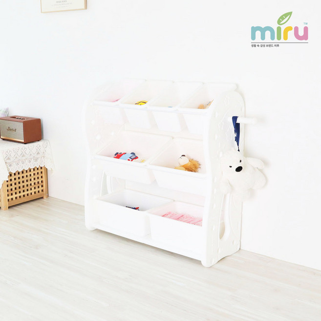 미루 점보 장난감정리함, 미루 점보정리함 MR11-화이트, 1개