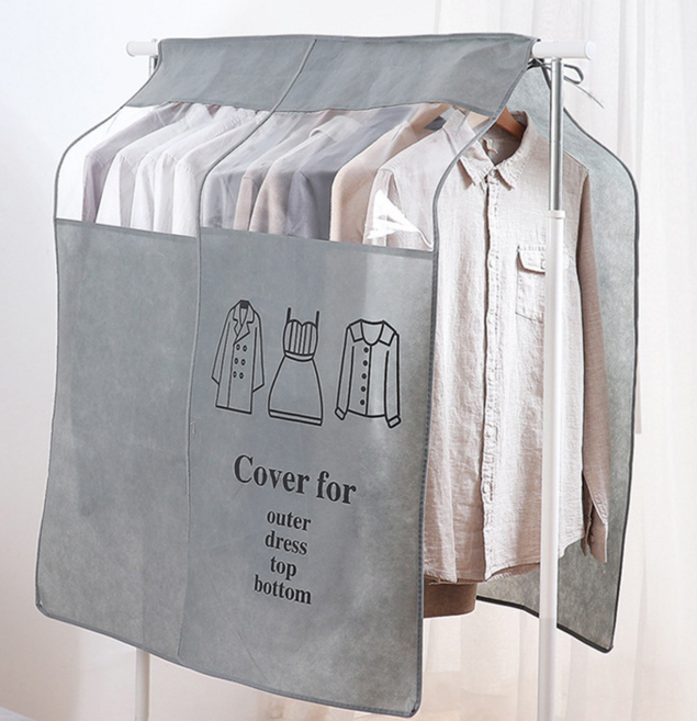 한가득마켓 행거가리개 2개세트, 그레이, 2개