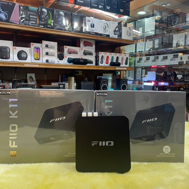 Fiio K11 桌上型解碼耳機功率擴大機 USB/光纖/同軸輸入 6.3/4.4mm輸出 銀色, 曜石黑