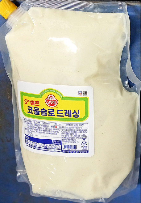 코울슬로드레싱 (오뚜기 3K) 콜소스 업소용, 3kg, 1개