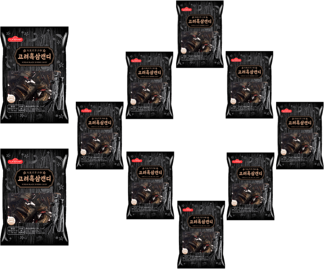 일광제과 고려흑삼캔디, 280g, 10개