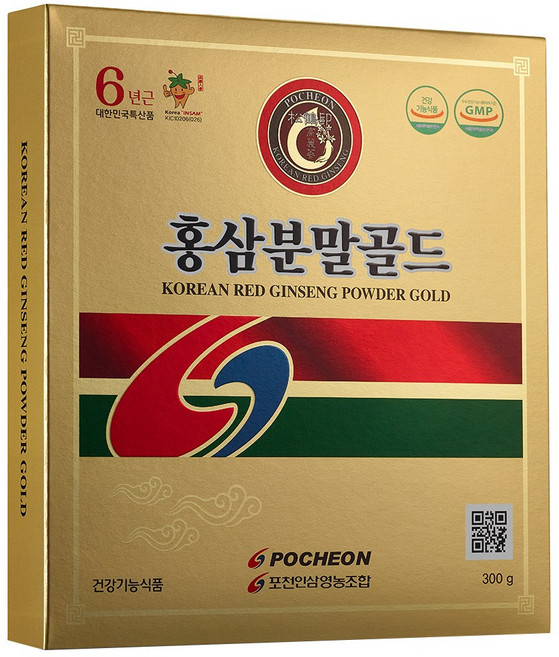 포천홍삼 홍삼분말골드300g대용량, 300g, 1개
