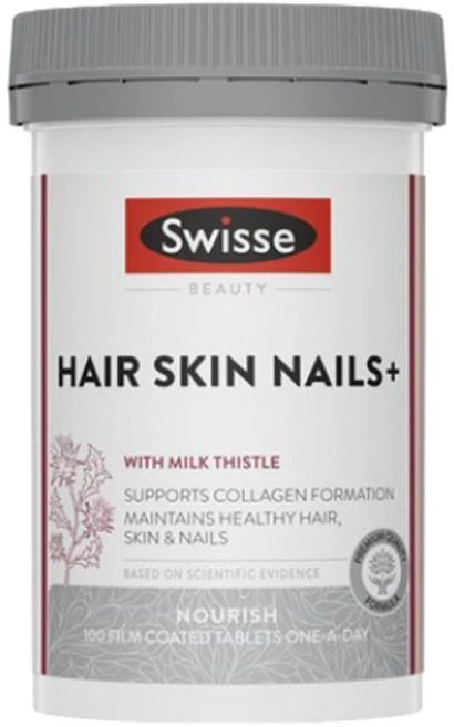 호주산 Swisse 스위스 Ultiboost Hair Skin Nails+ 100 Tablets, 1개, 100정 - 쿠팡
