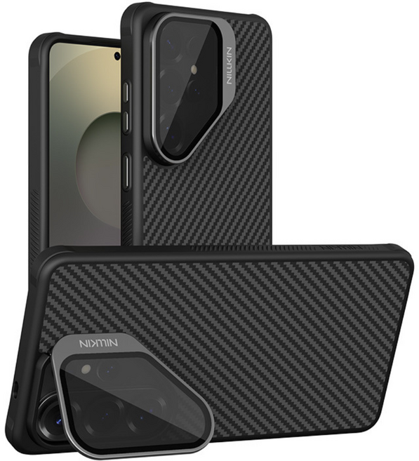 CASEJ 닐킨 갤럭시 S26 울트라 강화 맥세이프 거치스탠드 아라미드 케이스