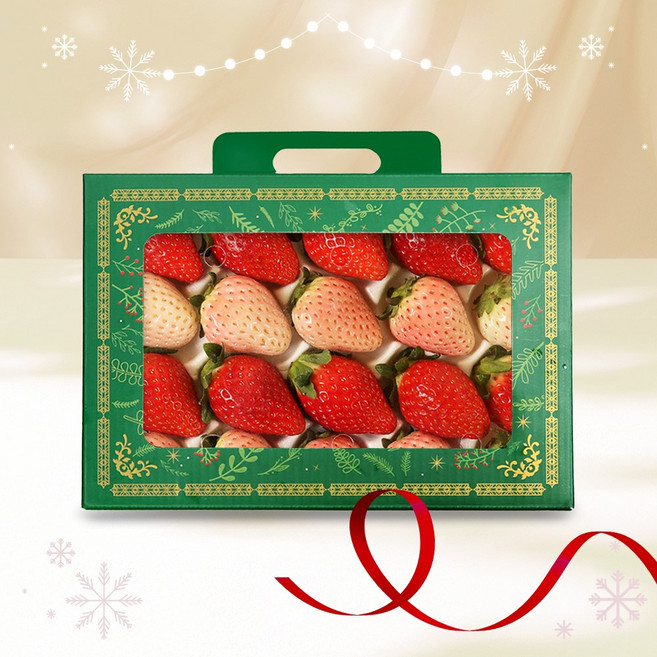 프리미엄 딸기 3종 혼합 선물세트 350g(설향금실피치), 없음, 1세트, 상세설명 참조