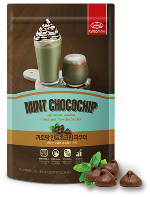 까로망 민트초코칩 파우더, 500g, 1개입, 1개