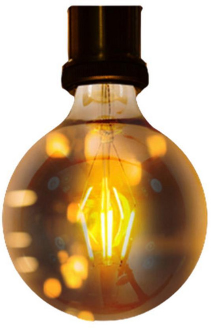 비브랜드 어두운 전구 인테리어 벌브 카페 바 장식용 볼전구 레트로 스타일 2300k 백열등색 옐로우 중형, 1개