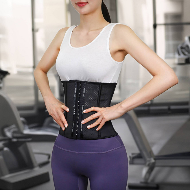 헬스 코르셋 라텍스 흉곽 허리보호대 웨이트벨트 숏타입