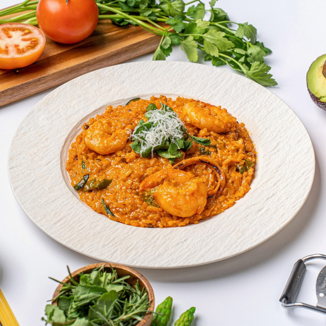 그로또 멕시코 크림 리조또 홈파티 캠핑음식 간편조리 밀키트, 1개, 590g