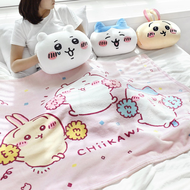 먼작귀 치이카와담요 2종옵션 양털 극세사 무릎담요 포근한 겨울 보온 소프트 블랭킷