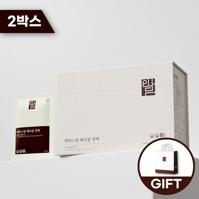 인담 밸런스업 태극삼 진액, 60개, 50ml