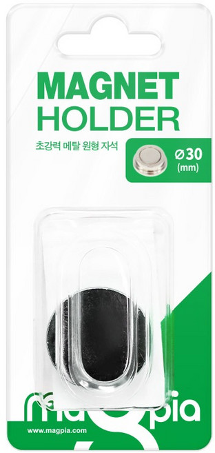 초강력 메탈 원형 자석 30mm 1개입 사무용 게시판 냉장고 자석, 구매수량