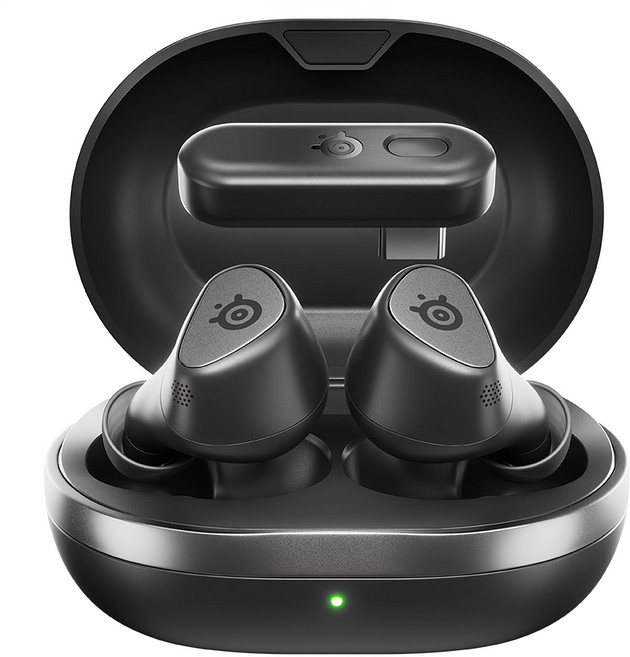 스틸시리즈 아크티스 게임버즈 무선 게이밍 블루투스이어폰, Arctis Gamebuds, 블랙