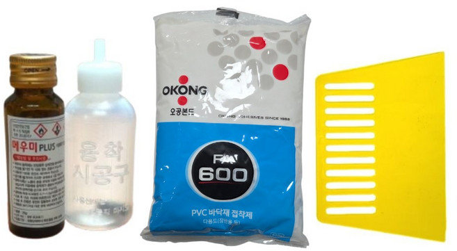 장판부자재 장판본드 헤라 용착제 시공구 세트 1개, 1