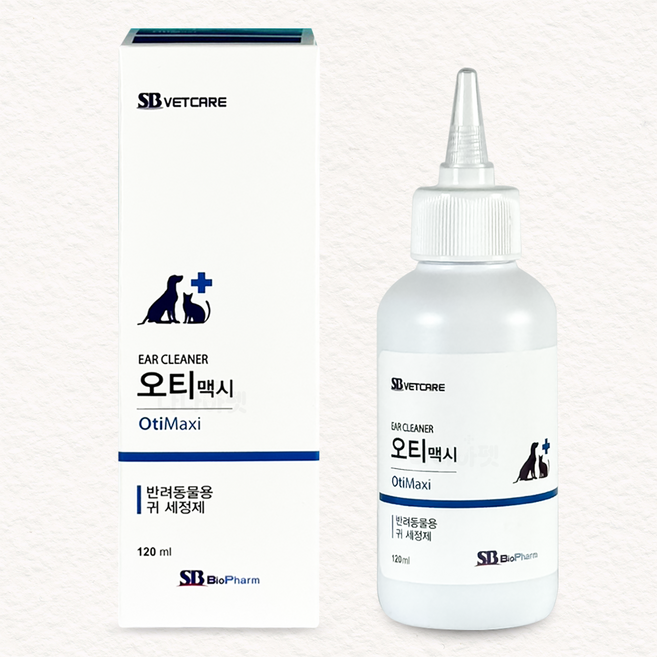 오티맥시 귀세정 120ml 강아지 고양이, 1개