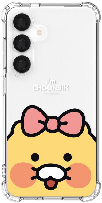 갤럭시S24울트라 카카오프렌즈 춘식이 얼큰이 투명방탄 강화케이스