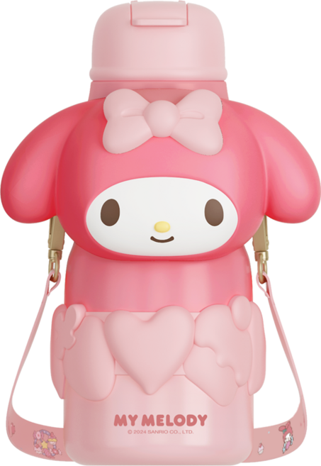 정품 산리오 텀블러 640ml, 마이멜로디, 1개
