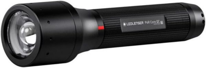 Ledlenser 레드렌저 P7R LED 손전등 초점 조절 가능 충전식 배터리 포함 1000루멘 210미터 광범위 40시간 연속 사용, P6R Core QC, 1개
