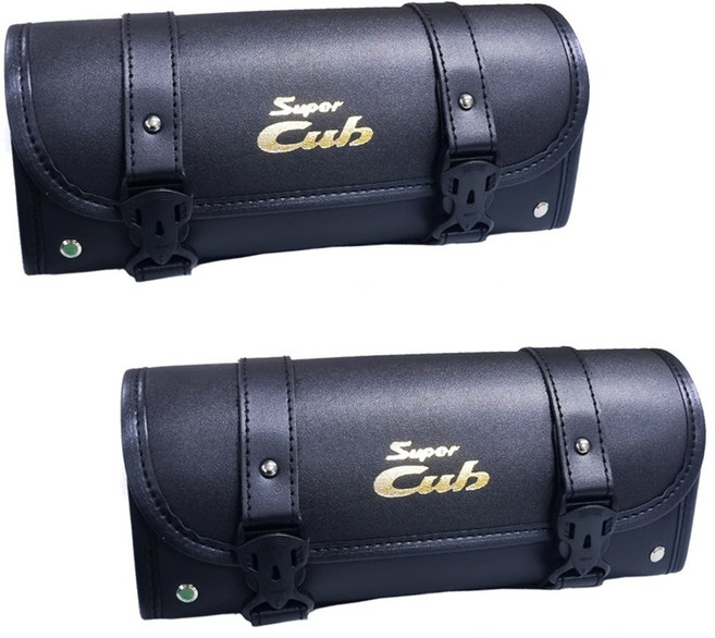 킹콩 슈퍼커브110 리어백 클래식바이크 사이드백 호환, 슈퍼커브(골드), 2개