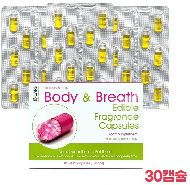 비너스로즈오일 불가리아 다마스크 먹는 장미 오일 30캡슐, 1개, 30정 - 쿠팡