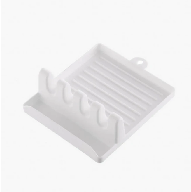 1Pc 페인트 브러시 나머지 홀더 흰색 플라스틱 4 슬롯 그림 수채화 오일 아크릴 대한 물방울 트레이 패드에, 01 Brush Holder