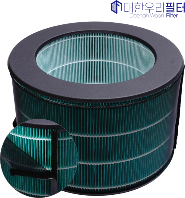 대한우리필터 LG 퓨리케어 360 공기청정기 호환 360V 탈부착 펫 전용 필터, 1개, 펫필터+H13 헤파  기본형