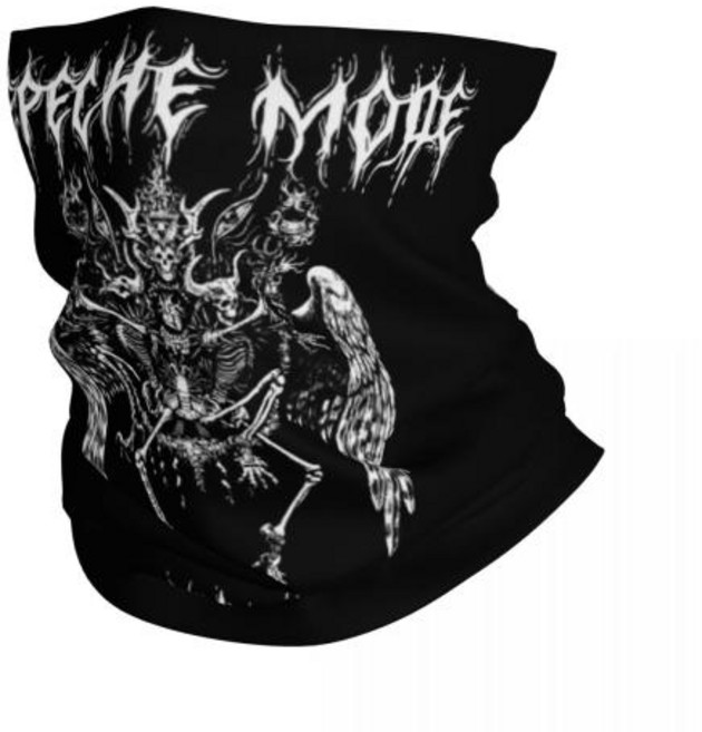 헤비 메탈 록 밴드 Depeche 쿨 모드 반다나 넥 워머 여성 남성 겨울 스키 하이킹 스카프 각반 페이스 커버