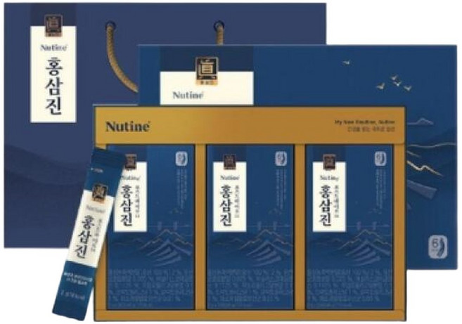 홍삼진 포스트바이오EX 2g 60포 효도 부모님 선물, 60개