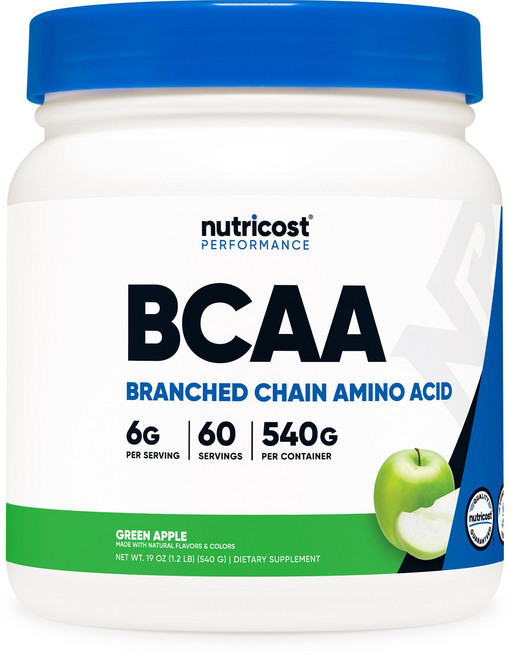 뉴트리코스트 BCAA 그린 애플 맛, 540g, 1개