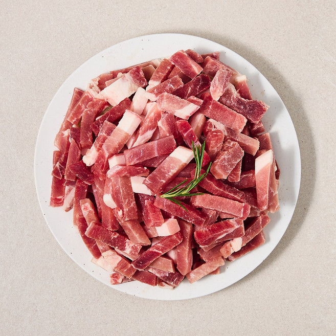 국내산 담백한 뒷다리살 찌개용 고기, 1개, 3kg