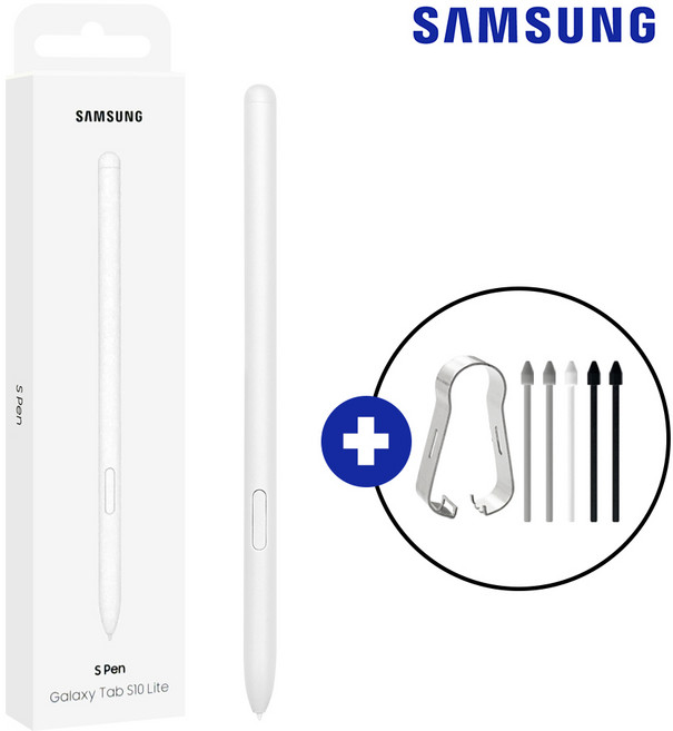 삼성정품 갤럭시 탭S10 탭S6 10.4 Lite S펜/EJ-PP610 + 사은품, 1개, 화이트(PP610)+펜촉사은품