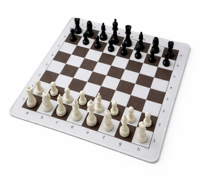 플레이더게임 체스세트 14인치 Chess set 입학선물 졸업선물, 1개, 브라운