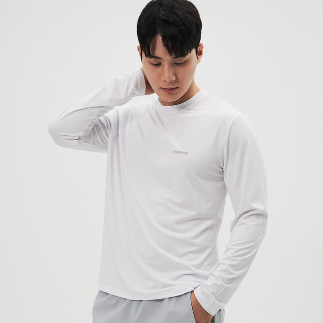 펌핑 남자 기능성 롱슬리브 긴팔 티셔츠 운동 등산 국내생산