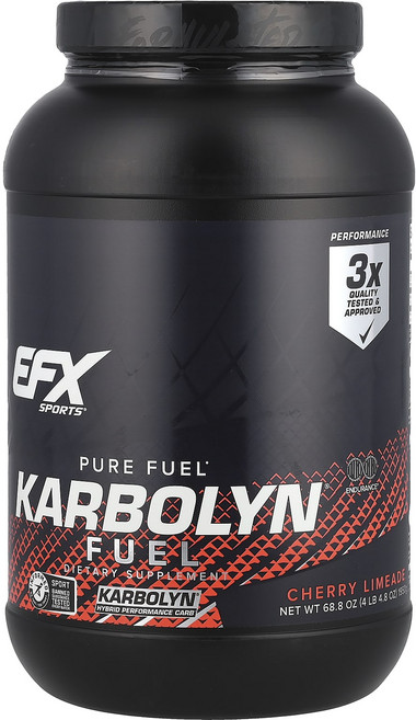 EFX 스포츠 카볼린 퓨얼 체리 라임에이드 1950g 4.8oz), 1.95kg, 3개
