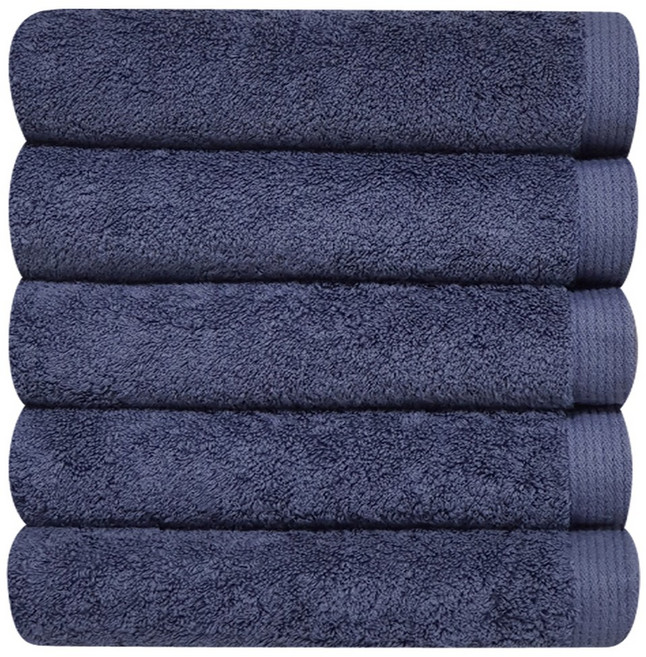 다주타올 호텔수건 150g, 클래식블루, 5개
