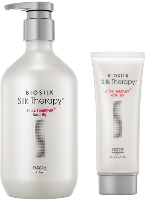 실크테라피 트리트먼트 샤인트리트먼트 500 로즈힙100, 화이트머스크500ml 로즈힙100ml, 1개