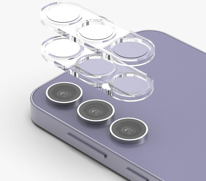 로랜텍 카메라 렌즈 풀커버 강화유리 2p, 1세트