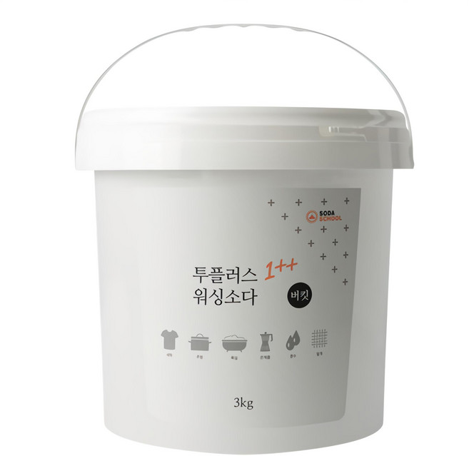 투플러스 워싱소다 대용량 3kg 버킷, 1개