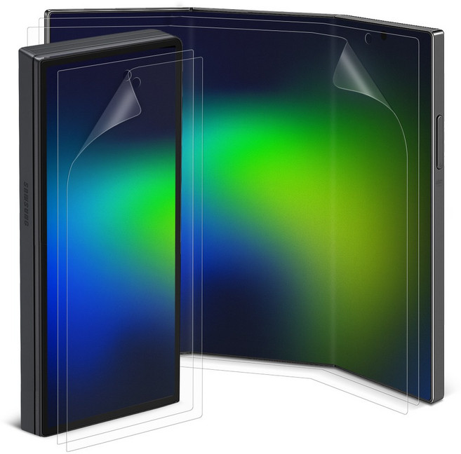 다이아큐브 갤럭시 Z 트라이폴드 TriFold 저반사 지문방지 고품질 TPU EPU 보호필름(전면액정 내면액정) 간편부착, 2세트