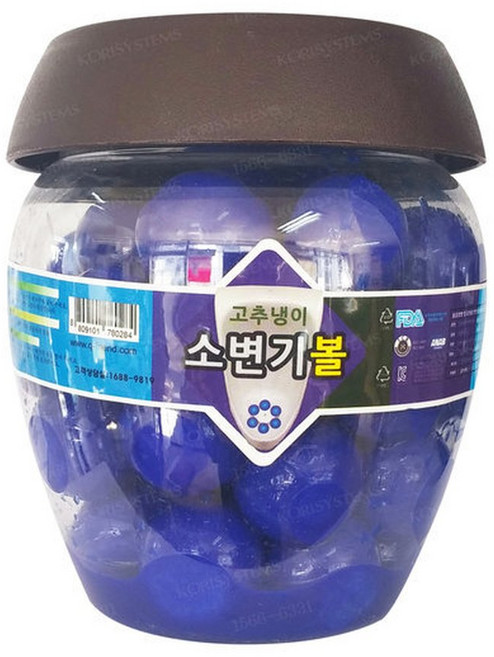소변기탈취제 와사비아 40볼 대용량, 1g, 1개